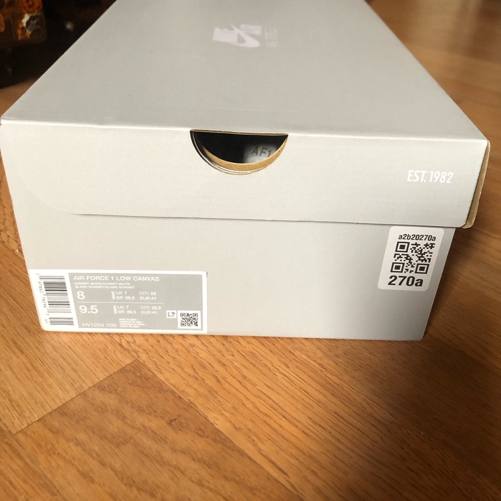 Nike Air Force 1 Low 'Canvas Pack - Summit White - NEW IN THE BOX - Size 8 - Picture 8 of 11
